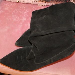Slouchy ankle bootie